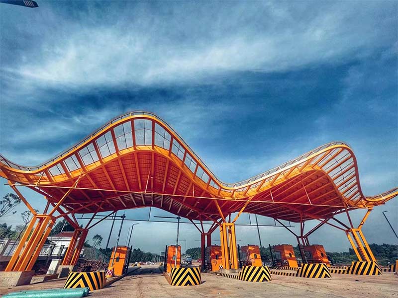 四川省成都市簡陽T3T4收費站棚